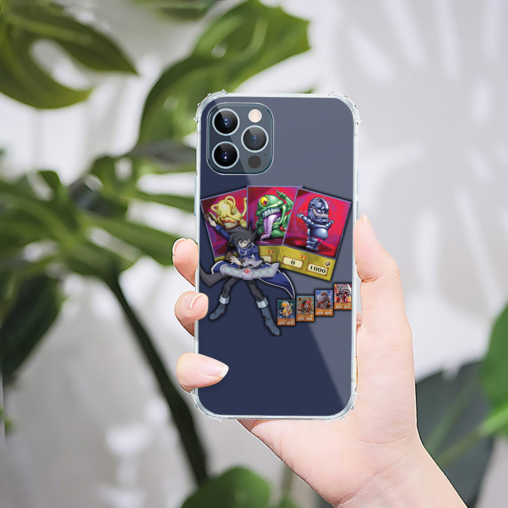 （画像用） 遊☆戯☆王 Yu-Gi-Oh! 【iPhone 12シリーズ対応】透明スマホケース（クリアソフトケース）